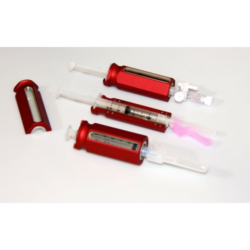 Exclusive Line sliding syringe shields