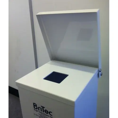 Britec shielded waste bins
