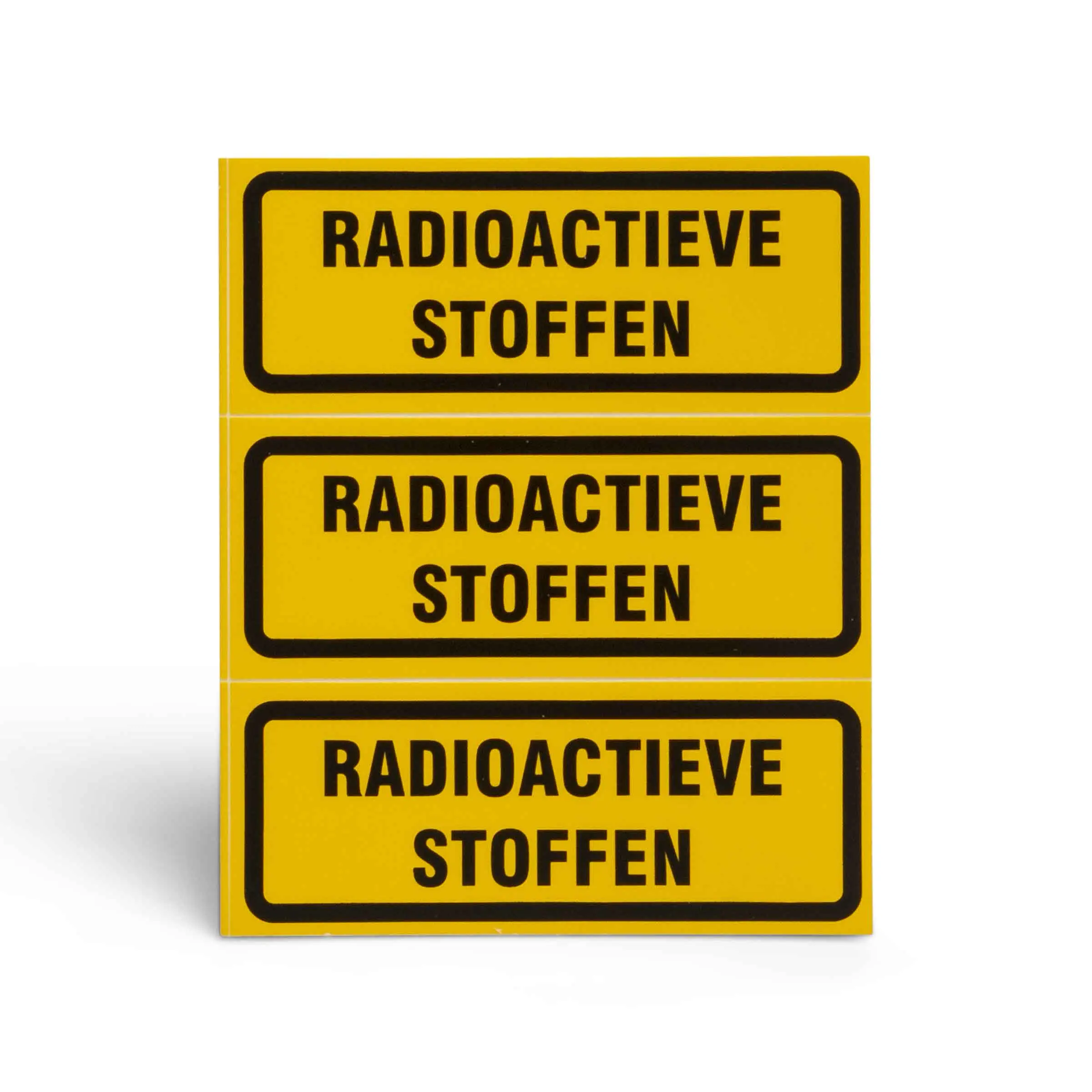 Waarschuwingssticker